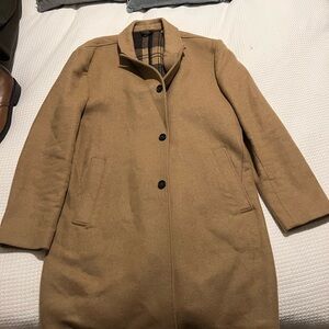 Men’s Billy Reid Camel Cooper Overcoat XXL